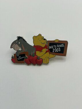 Disney Pin Winnie The Pooh Eeyore Back To School 2003 WDW Limited Edition 2000